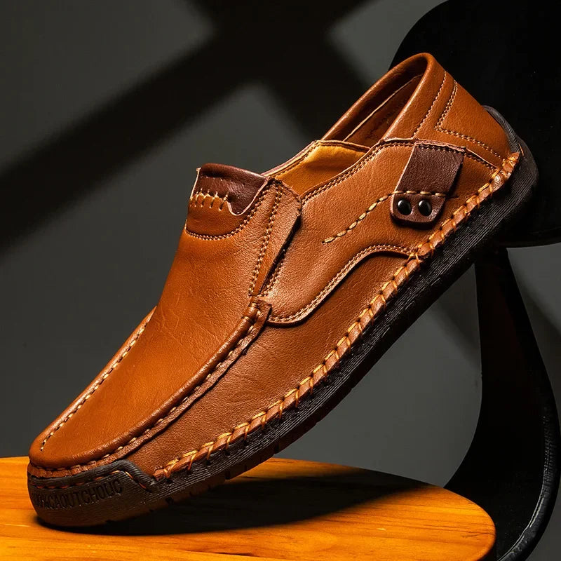 Italian Leather Driving Loafers