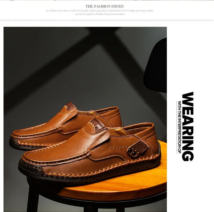 Italian Leather Driving Loafers