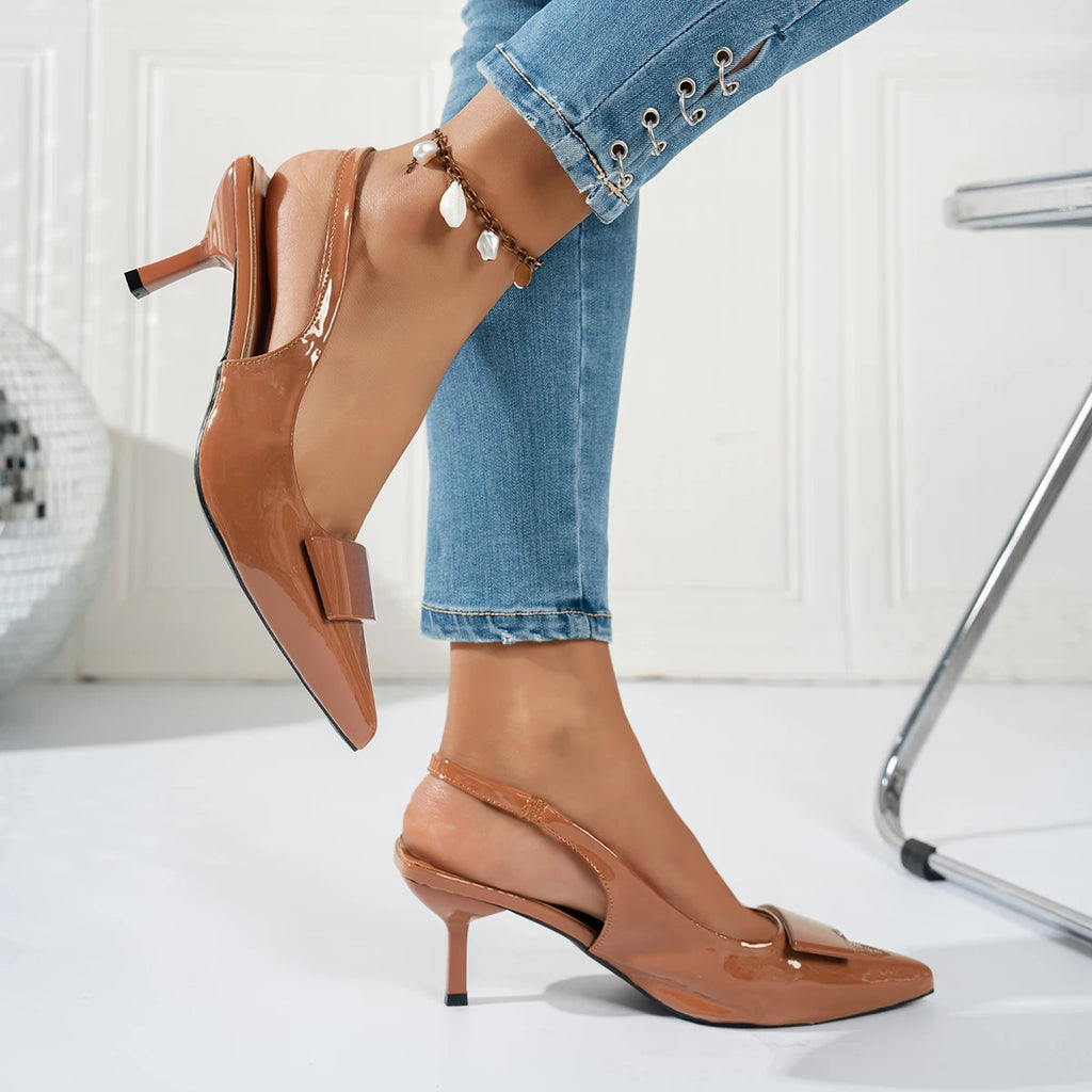 2026 New Style Women's Sandals - Fashion Buckles - Elegant Pointed-Toe High Heels for Summer - Formal Wear  Open Toe High Heels
