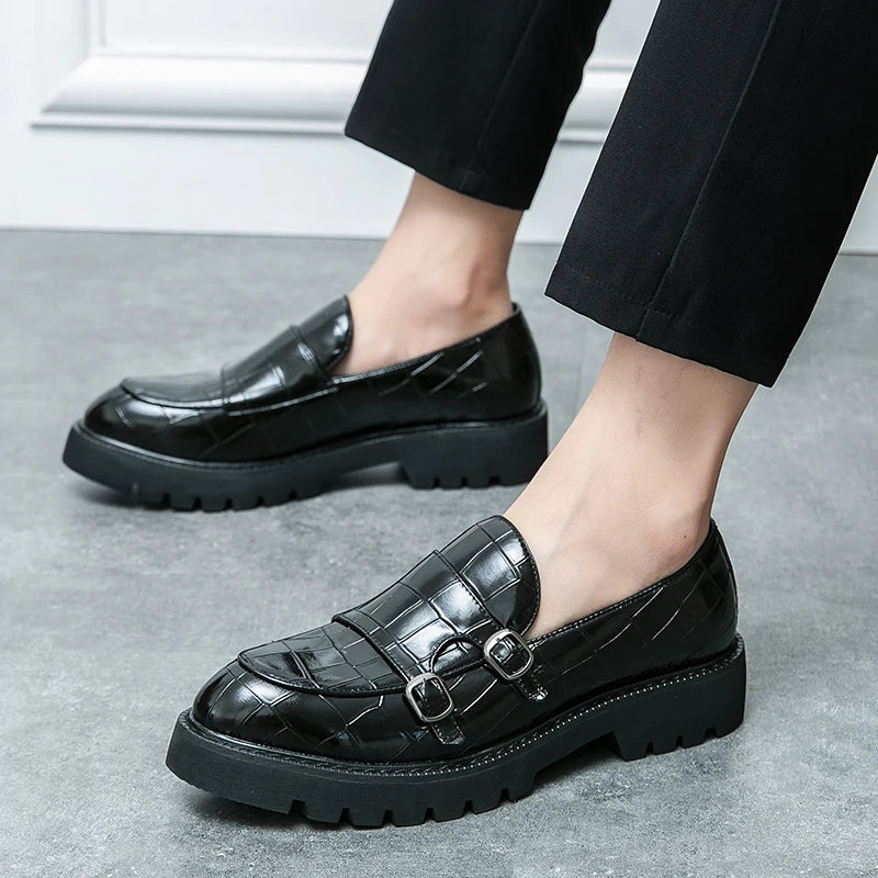 British Leather Loafers Plus Size